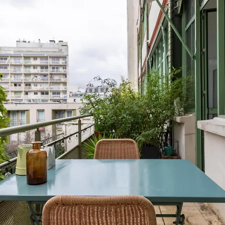 公寓 Stylish 2bd With Balcony Belleville 巴黎